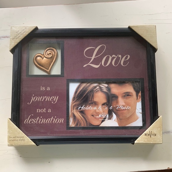 Other - Love picture frame heart 4x6 photo